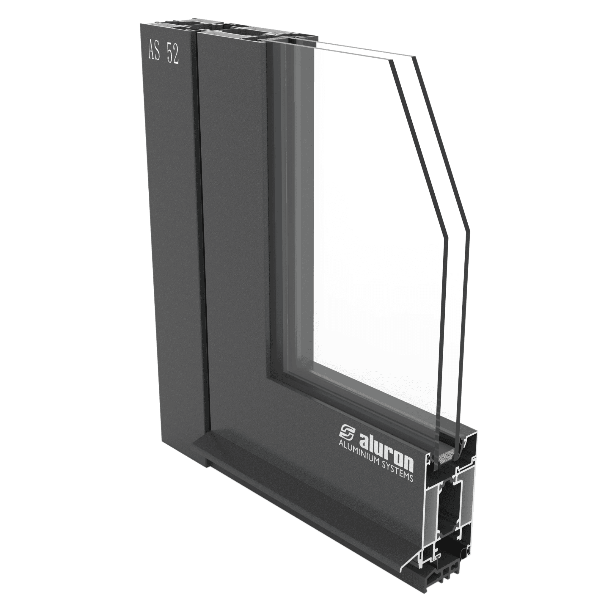 Hliníková okna a dveře Aluron AS 52 Ekonomická hliníková okna a dveře Aluron AS 52 pro technické prostory