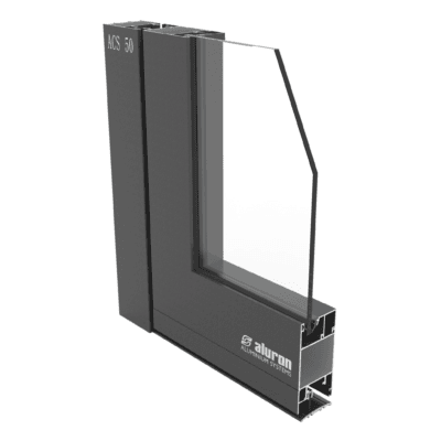 Interiérové hliníkové dveře a dělící stěny Aluron ACS 50