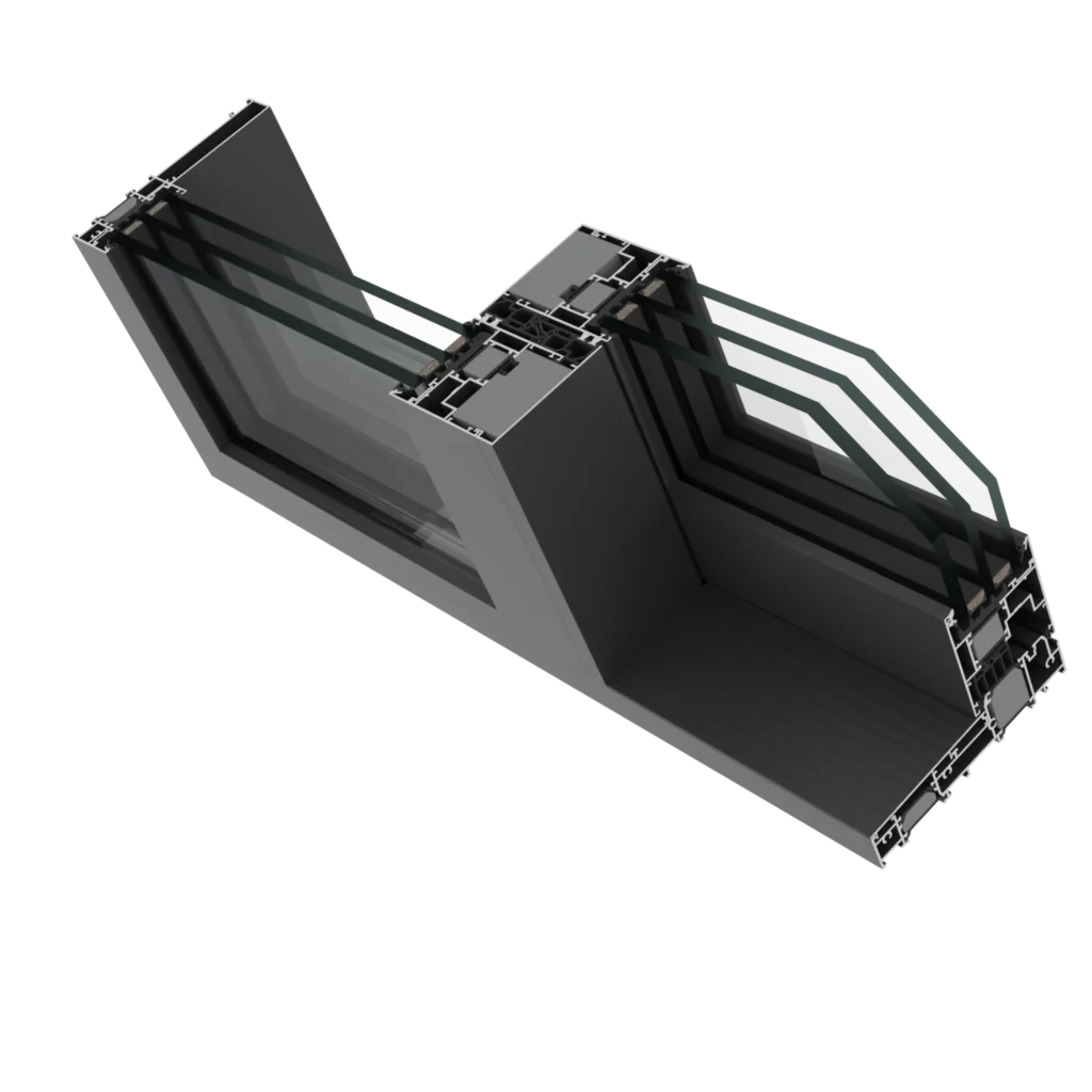 Velkoobchod Zdvižně posuvné dveře Aluron AS 178HS Modern se skládacím rámem